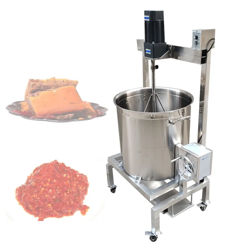 

Hot Pot Bottom Material Stir-Fry Machine Commercial Automatic Stir-Fry Sauce Machine For Chili Bean Sauce Stir-Fry Stuffing