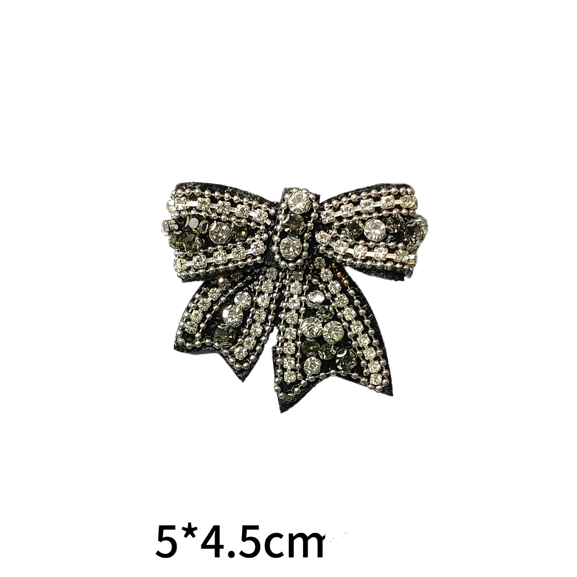 3 sztuka cekiny Rhinestone Bow łatka na odzież dekoracyjna aplikacja broszka biżuteria akcesoria do włosów kapelusze torby buty łatka — zdjęcie 2