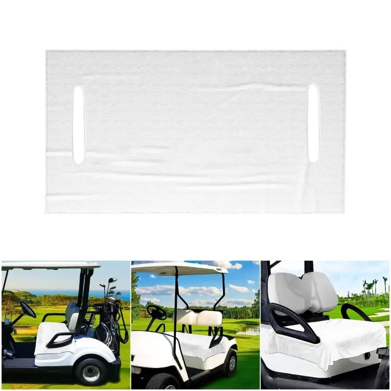 

Universals Golf Cart Seats Protector Antislip Polyester Fabric Easy Installation For Enhances Durability