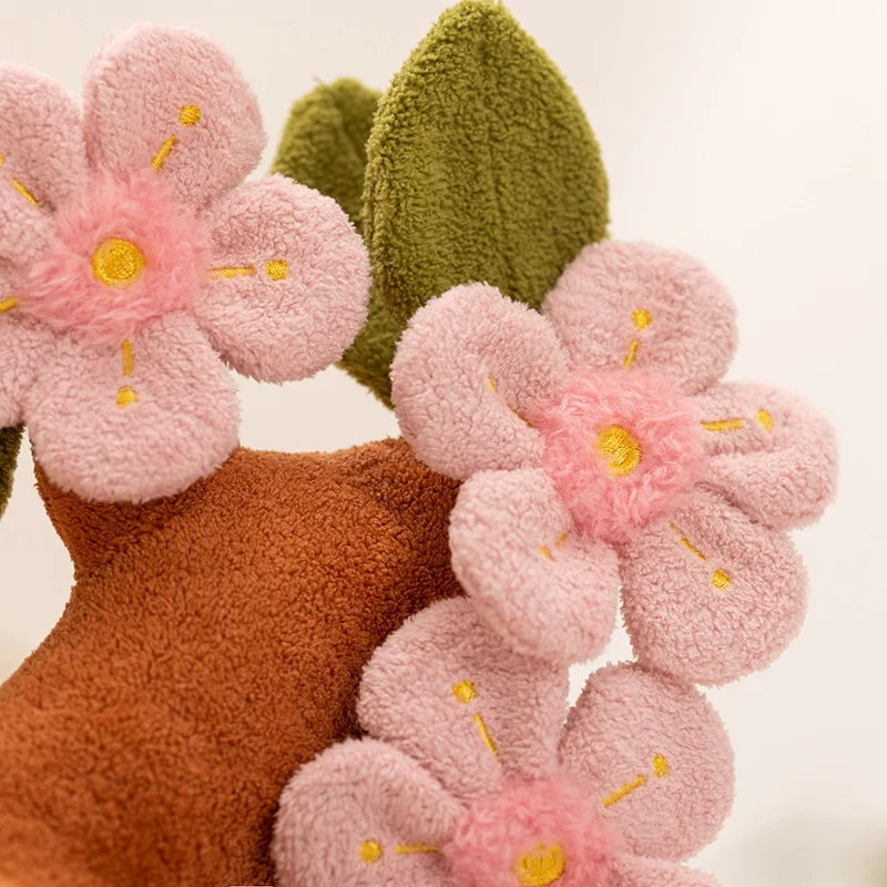 Bouquet de fleurs mignon, Animal en peluche pour Grilfriend, femme, mère, plante, cadeau pour saint-valentin, remise de diplôme, anniversaire, noël