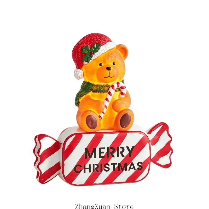 Leuchtende Weihnachtsfigur für Weihnachtsregale und Einzelhandelsdisplays 3XUF – Detail 7