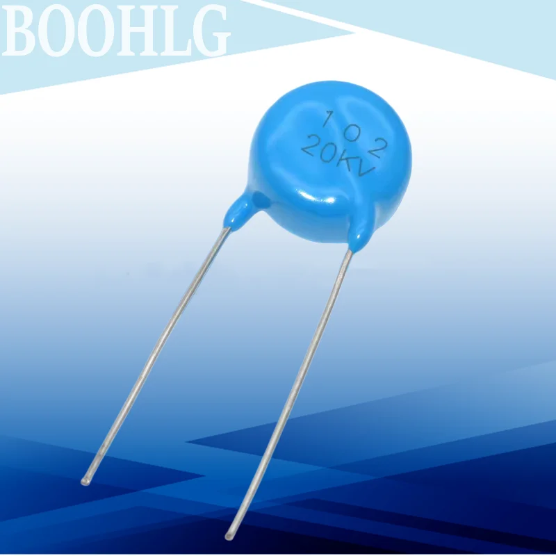 10 Pieces 20KV Ceramic Chip Capacitor 102 1NF 1000PF High Stability Capacitor for Industrial Circuit
