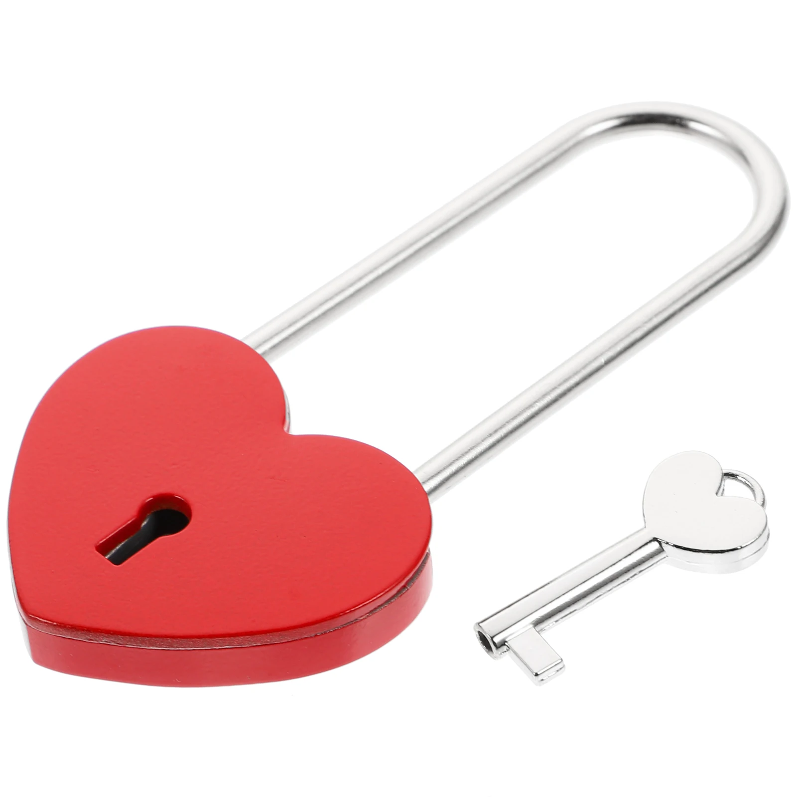 

Heart Shaped Padlock Rosa Small Pink Treasure Chest Locks Zinc Alloy Durable Rust Proof Multi Functional for Drawers Suitcases