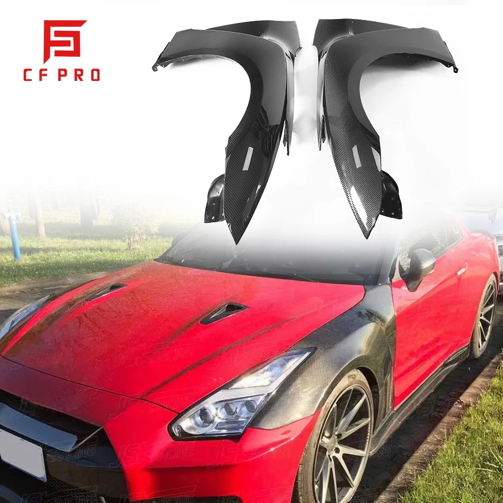 

Brilliant Quality OEM Style Full Carbon Fiber Original Specifications Car Front Fender Body Kit For Nissan GTR R35 Accessories