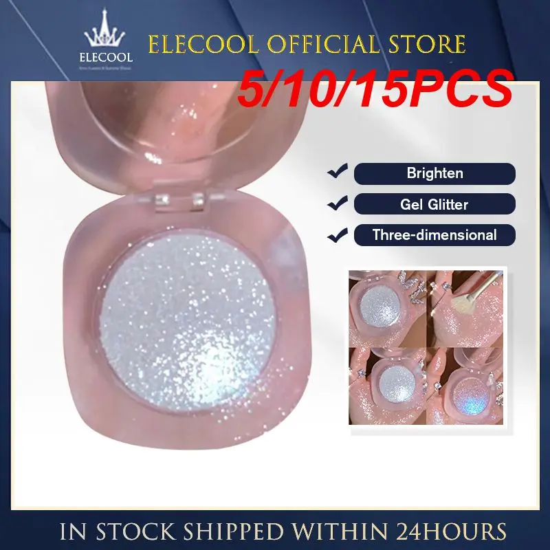 

5/10/15PCS High Gloss Shine For The Body Shimmer Highlight Makeup Products Highlighter Glitter Body Cosmetics