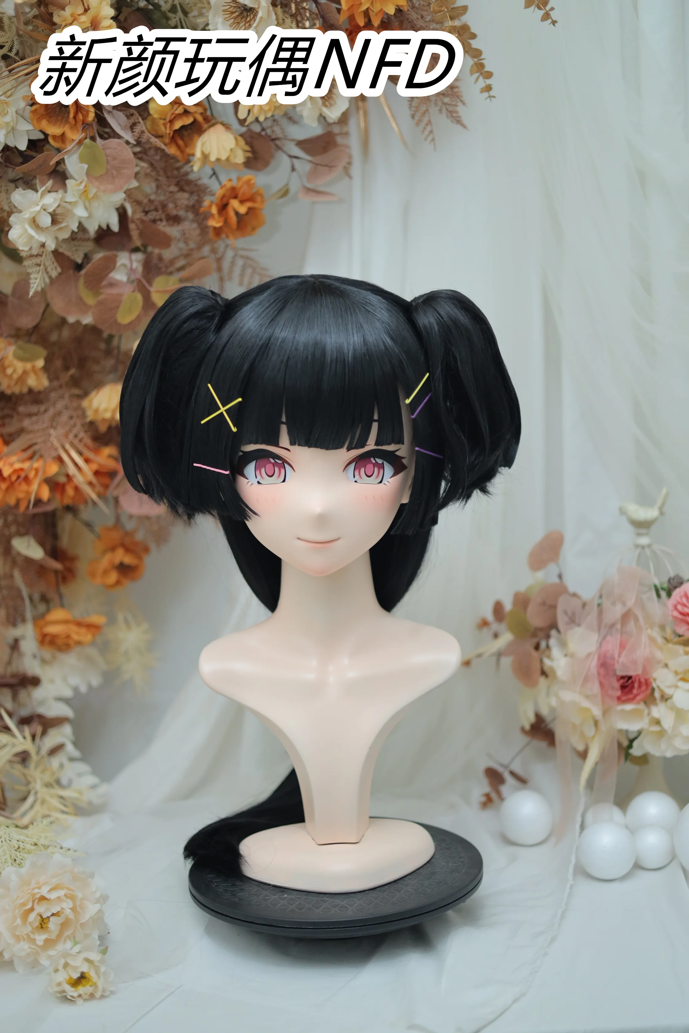 

(NFD-1805) Customize Character Female/Girl Resin Kig Full Head With Lock Anime Cosplay Japanese Animego Kigurumi Mask