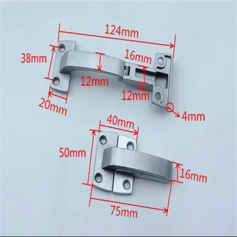 

4Pcs Face Mounting Zinc Alloy Furniture Cabinet Cupboard Folding Hinge For Flush Sliding Lift Up Open