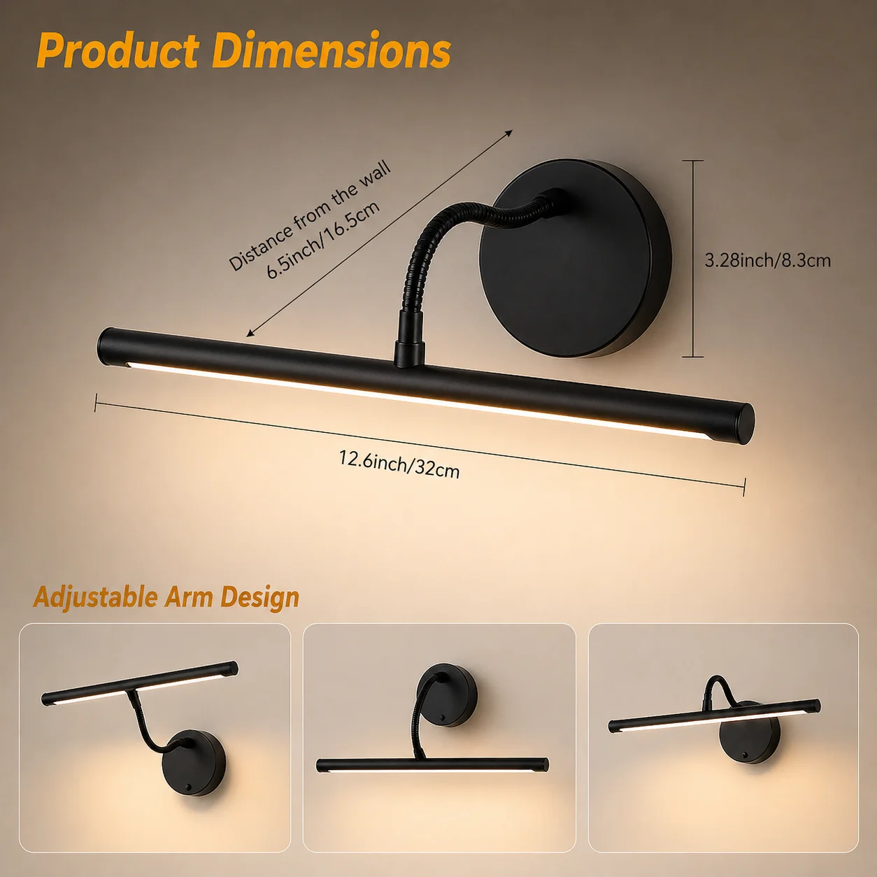1/2pcs LED Picture Lights Remo - Photography Lighting Wall recension och pris