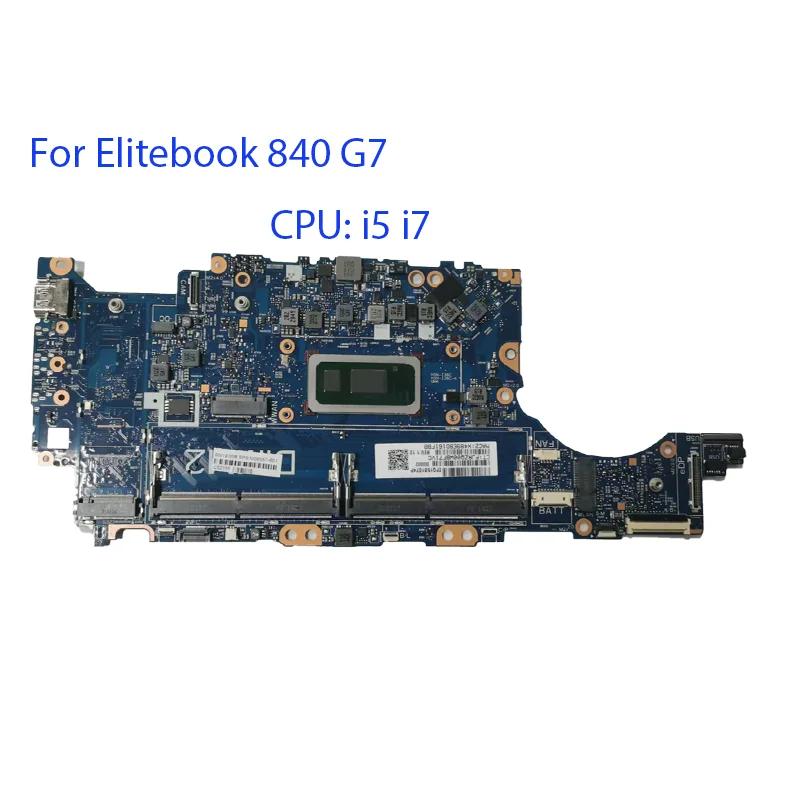 

Laptop Motherboard for HP ELITEBOOK 840 G7 with Cpu Processor i5 10210 I7-10610 SRGKV Notebook Mainboard Pc Parts
