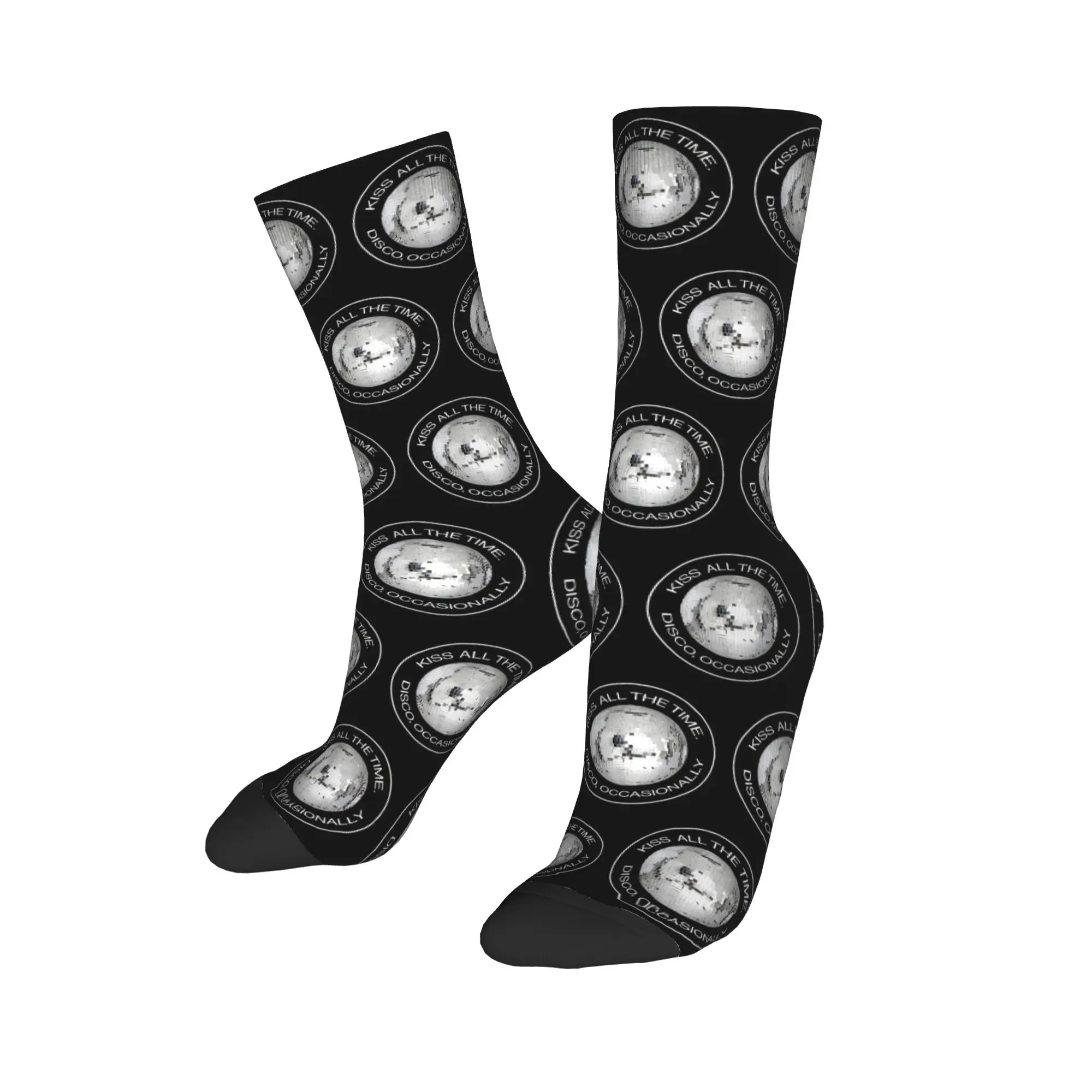 

Fashion Kiss All The Time 2026 New Album Basketball Socks Harrys Singer Styles Polyester Long Socks for Women Men Breathable