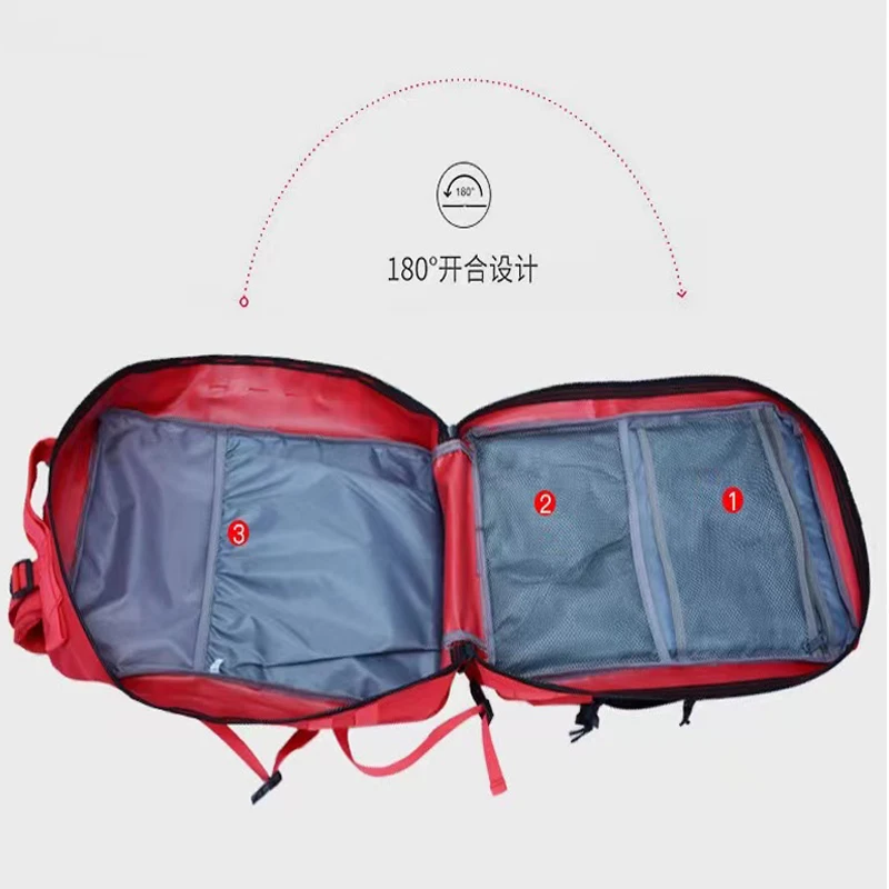 Imagem -04 - Mochila Tática de Grande Capacidade para Homem Mochila 3d Mochila Molle do Exército Bolsa de Fitness de Treinamento Caminhada ao ar Livre e Acampamento 50l