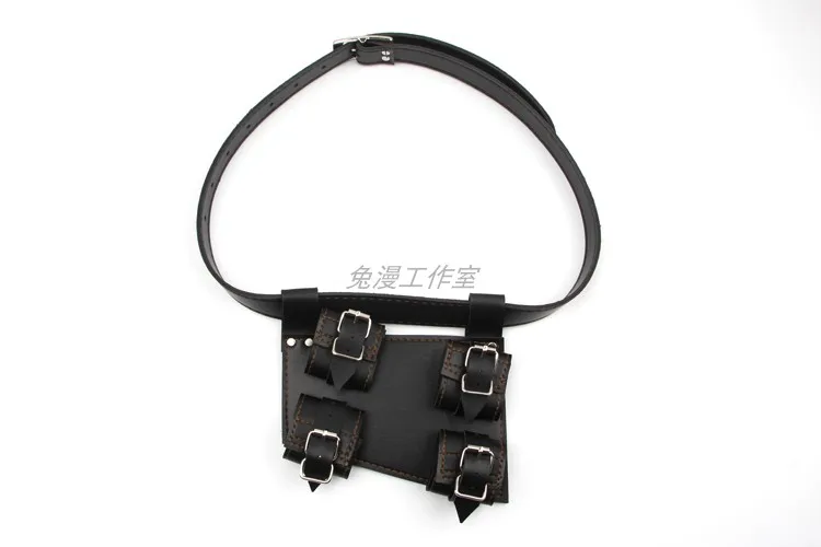 Anime Demon Cosplay Slayer 3 Tier Set Katana Belt Sword Holster Waist Holder Knife Real Size Japanese Katana Decor image 5