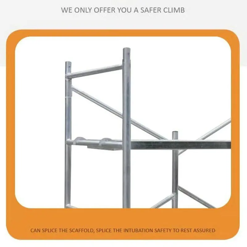 Picture 5: 2.55M Thick carbon steel material scaffold folding lifting platform frame portable mobile with wheels decoration activity frame