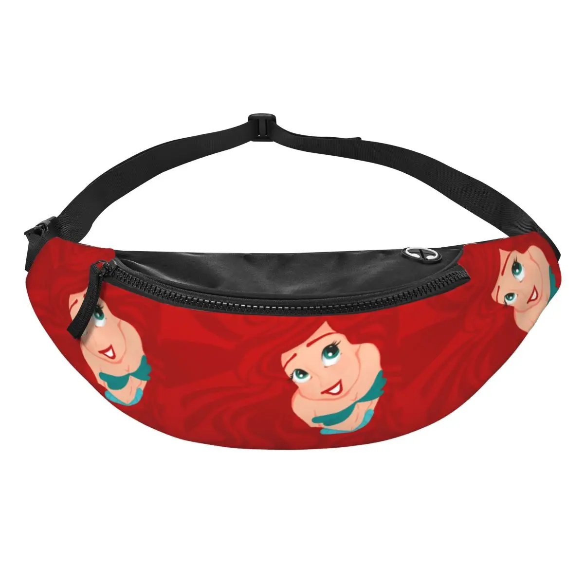 

Поясная сумка-бананка Custom The Little Anime M-Mermaid для женщин и мужчин, сумка через плечо для походов, для телефона и денег