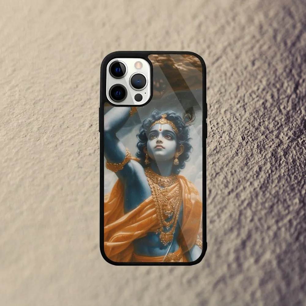 Vishnu Hare Krishna Phone Case For iPhone 16,15,14,13,12,11,Plus,Pro,Max Mini Magsafe Magnetic Wireless Charging