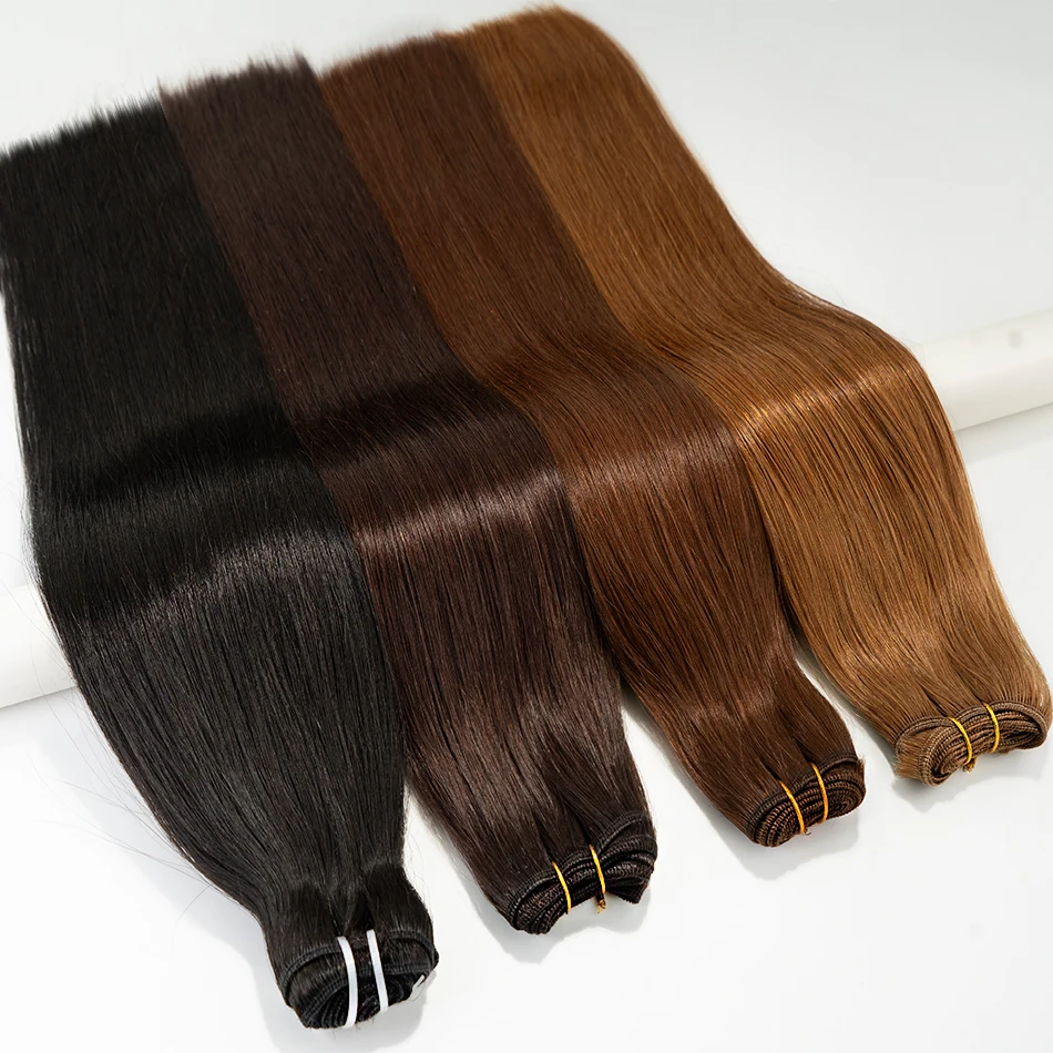 Extensiones de cabello liso para mujer, extensiones de cabello humano 100% virgen, cabello vietnamita Ombre, Remy, venta al por mayor