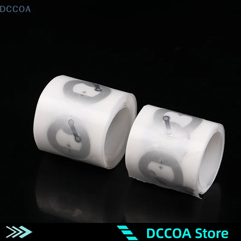 50/100Pcs แท็ก NFC Nfc215 ชิปป้ายสติกเกอร์ RFID อิเล็กทรอนิกส์ป้ายสติกเกอร์สําหรับ Access Control สมาร์ท Rewritable