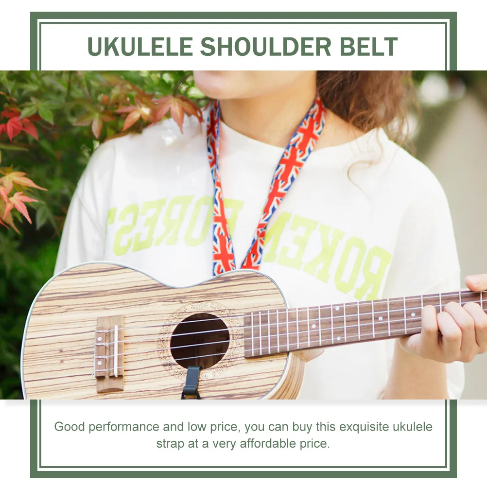 

Premium Ukulele Strap Durable Stretch Resistant Comfortable Shoulder Belt Wear Resistant Musical Instrument Accessory Practical