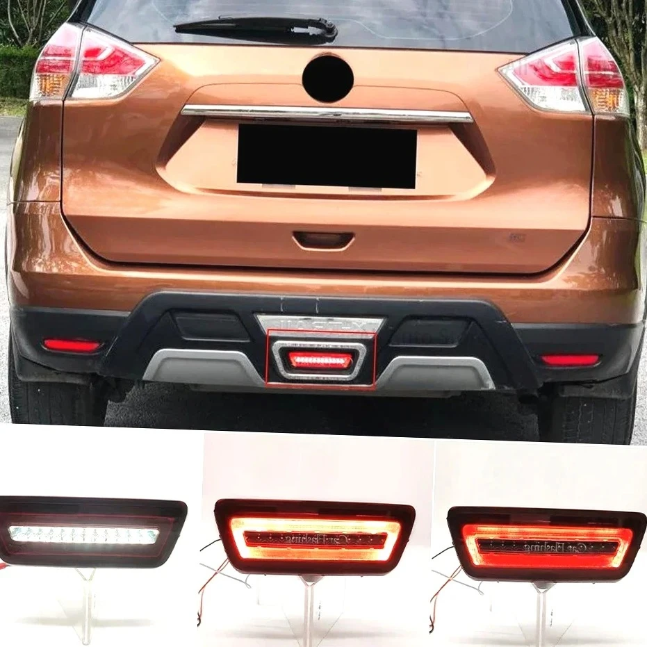 

For Infiniti EX35 EX37 J50 3-in-1 Led Rear Fog Backup Reverse Brake Light Kits For Nissan X-Trail T32 Rouge Juke Tiida