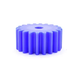1/2/5Pcs 12T-27T Mod 2 Blue Nylon Spur Gear 2M Plastic Mechanical Transmission Motor Pinion Gear Process Hole 6mm 8mm