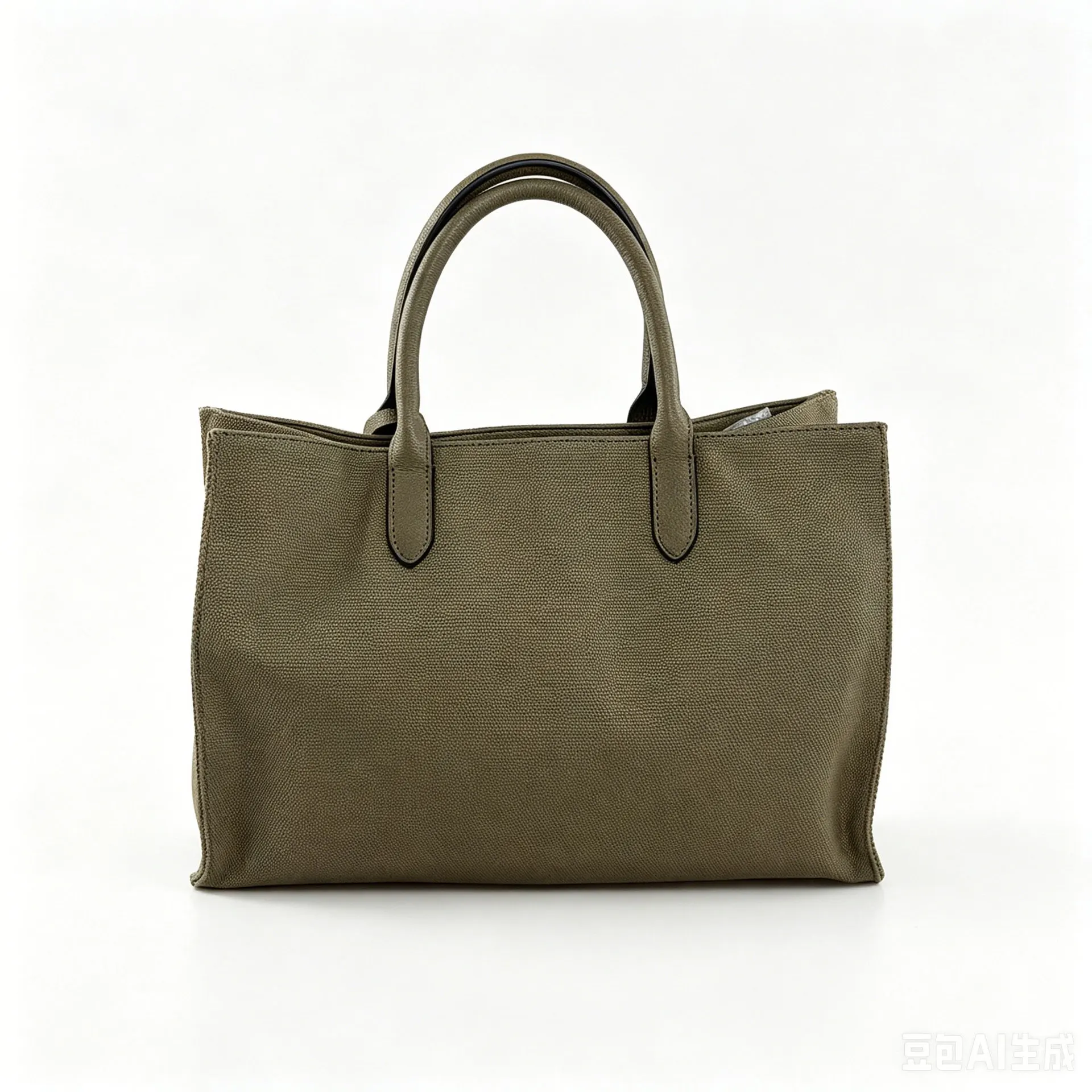 Black Canvas Tote Bag Large Capacity Letter Print Handbag With Lock Decor Business Commute Shoulder Bag For Women view 5