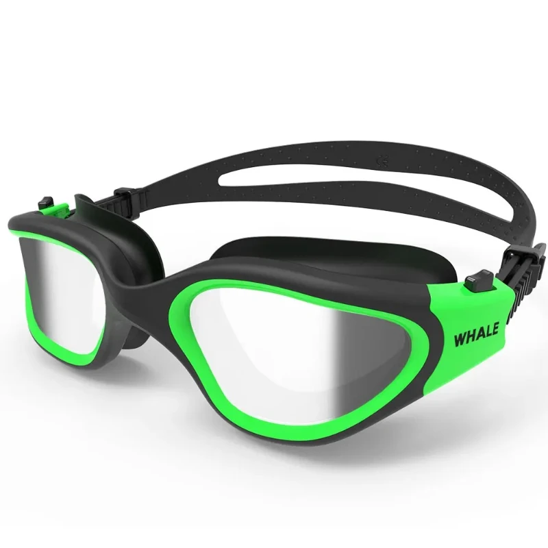 Gafas de Natación Profesionales para Adultos, Antivaho, con Protección UV, para Hombre y Mujer, Impermeables, Ajustables, de Silicona, para Piscina