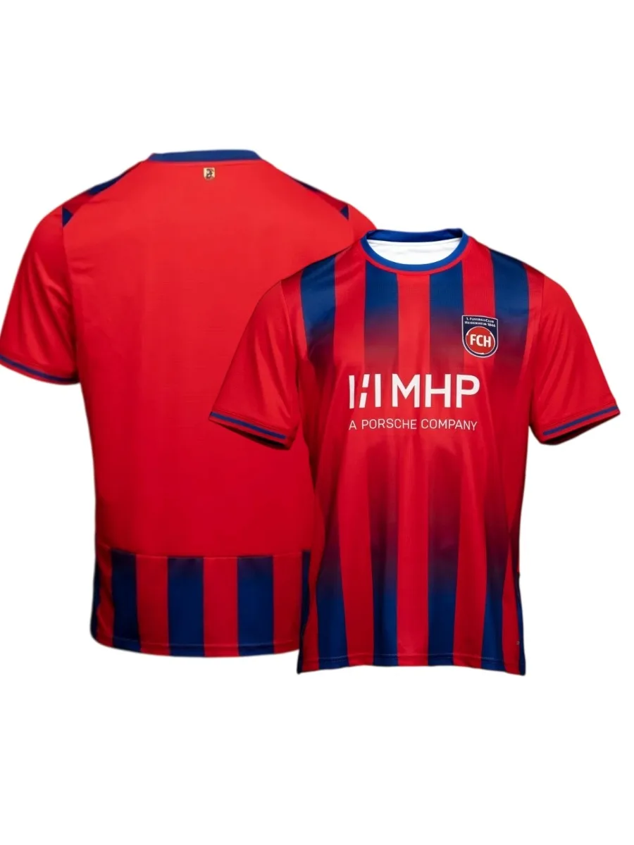 2026/27 Heidenheim Vereins-Trikot, T-Shirt, Herren- und Damenmodell, atmungsaktiv, schnelltrocknend, kurzärmelig, Fan-Geschenk, Oberteile