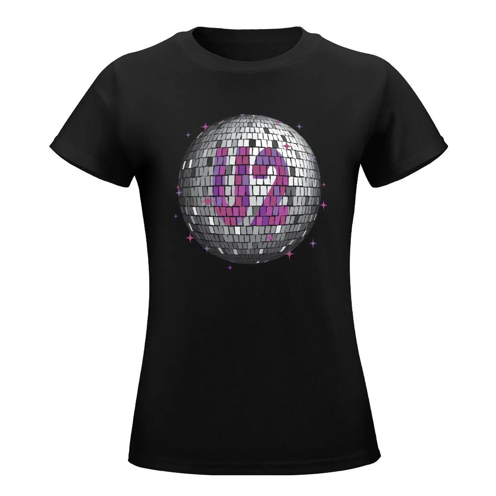 U2 camiseta de bola de discoteca ultravioleta para mujer, gráficos de aduanas, vestido de camiseta occidental para mujer