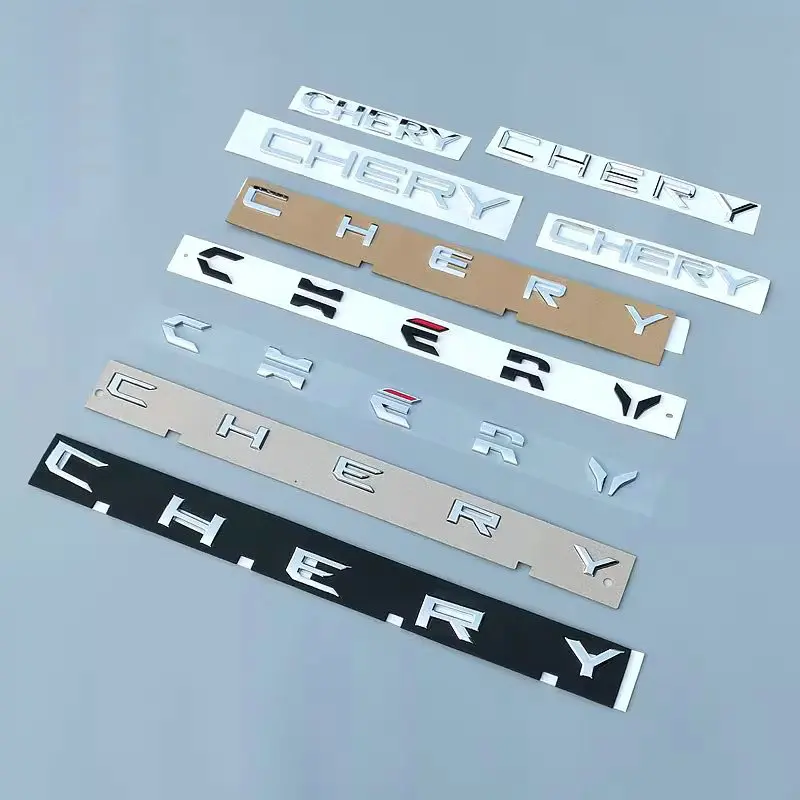 

For T2 Chery JETOUR Hybrid emblem JETOUR XWD CDM Alphabet JT engine hood label Tailgate label