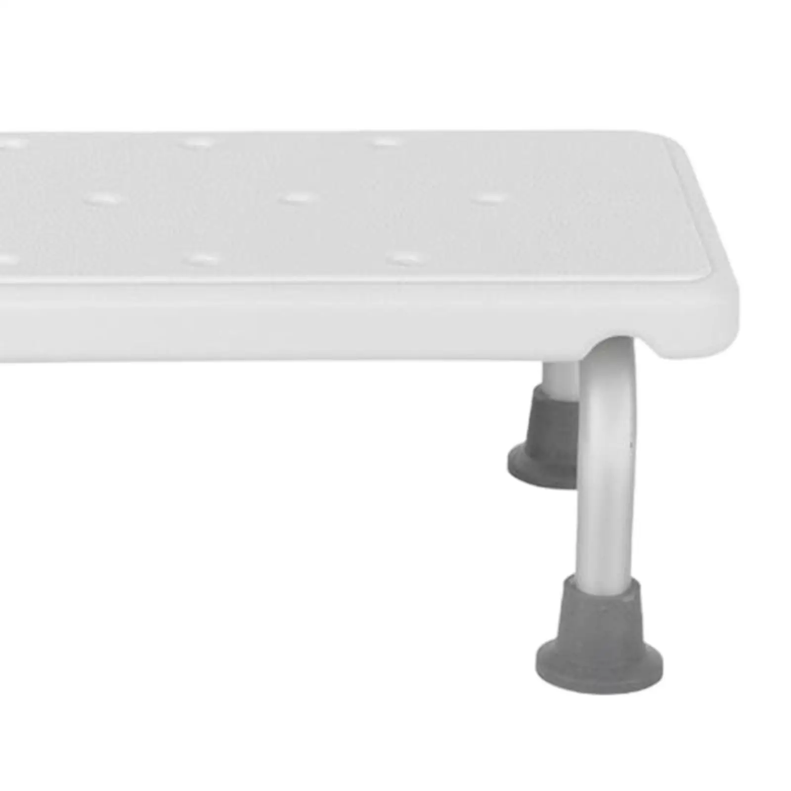 Shower Chair Foot Rest Aluminum Alloy with Anti Slip Rubber Tips Daily Mobility Aids Bath Stool for Elderly Senior Bedroom - view 6
