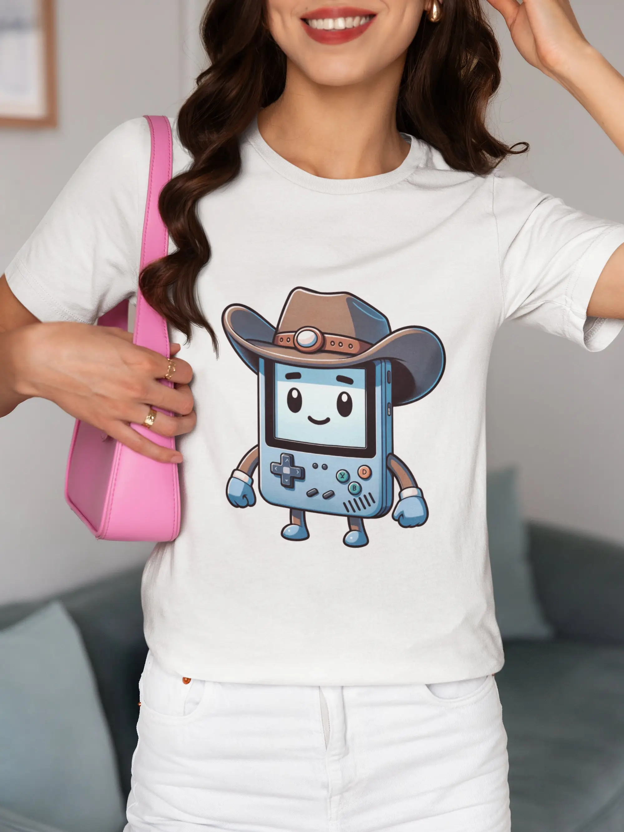 Retro Gamer T Shirt Game Console Design Cotton Vintage Gaming Apparel for Gamers Geeks Unique Character