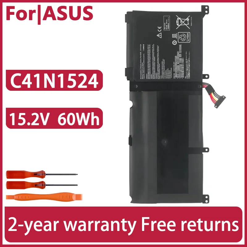 Оригинальный аккумулятор для ноутбука C41N1524 для ASUS Zenbook Pro UX501VW UX501JW G501VW N501VW-2B N501VW G501VW-FY081T N501JW-2B