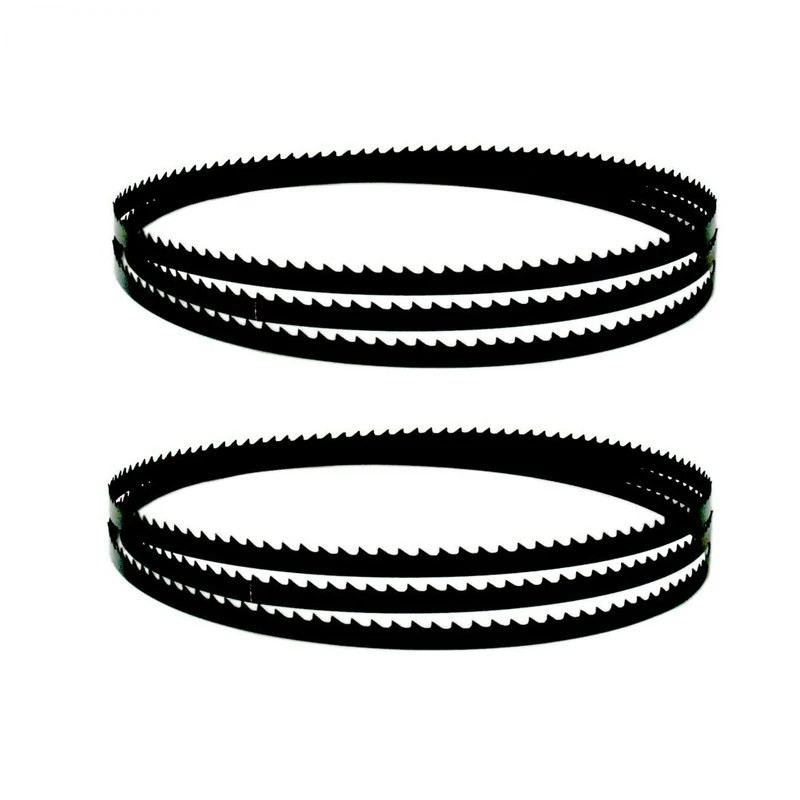 Hojas de sierra de banda de carbono TPI, accesorios para herramientas de carpintería, 1500x10x0,35mm, 6, 10, 14, 1500mm, 2 piezas