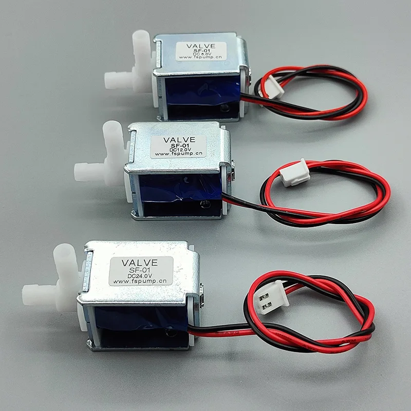 DC 6V 12V 24V Pequeno Mini Válvula Solenóide Elétrica Normalmente Fechada N/C Micro Válvula De Controle De Fluxo De Água Válvula De Rega De Flores