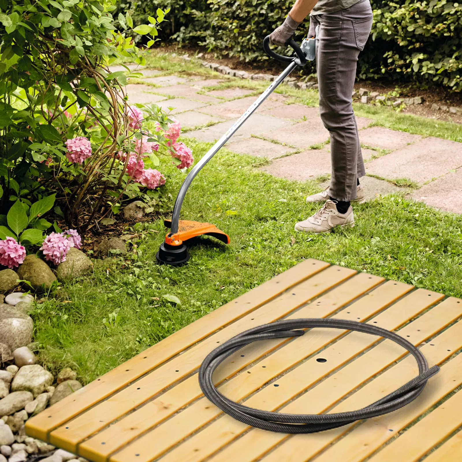 4130 711 3210 قلب رمح مرن لأداة التشذيب FS38 FS46 FS50 FS55 متوافق مع بناء المواد القوية