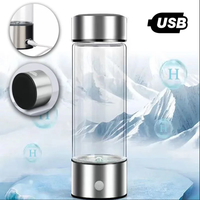 420ml Hydrogen-Rich Water Cup Electric Hydrogen Rich Water Generator Bottle Titanium Quality Filter Portable Antioxidant