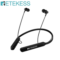 RETEKESS TR108 Bluetooth Neckband Sport Wireless Earphone FM Radio 16 Hours of Listening Time Built-in Microphone，for Running