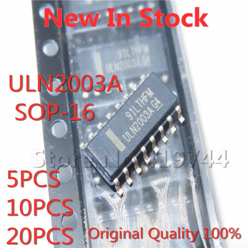 5-20 sztuk/partia ULN2003 ULN2003A ULN2003ADR ULN2003AG SOP-16 SMD tranzystor złożony w magazynie nowy oryginalny układ scalony