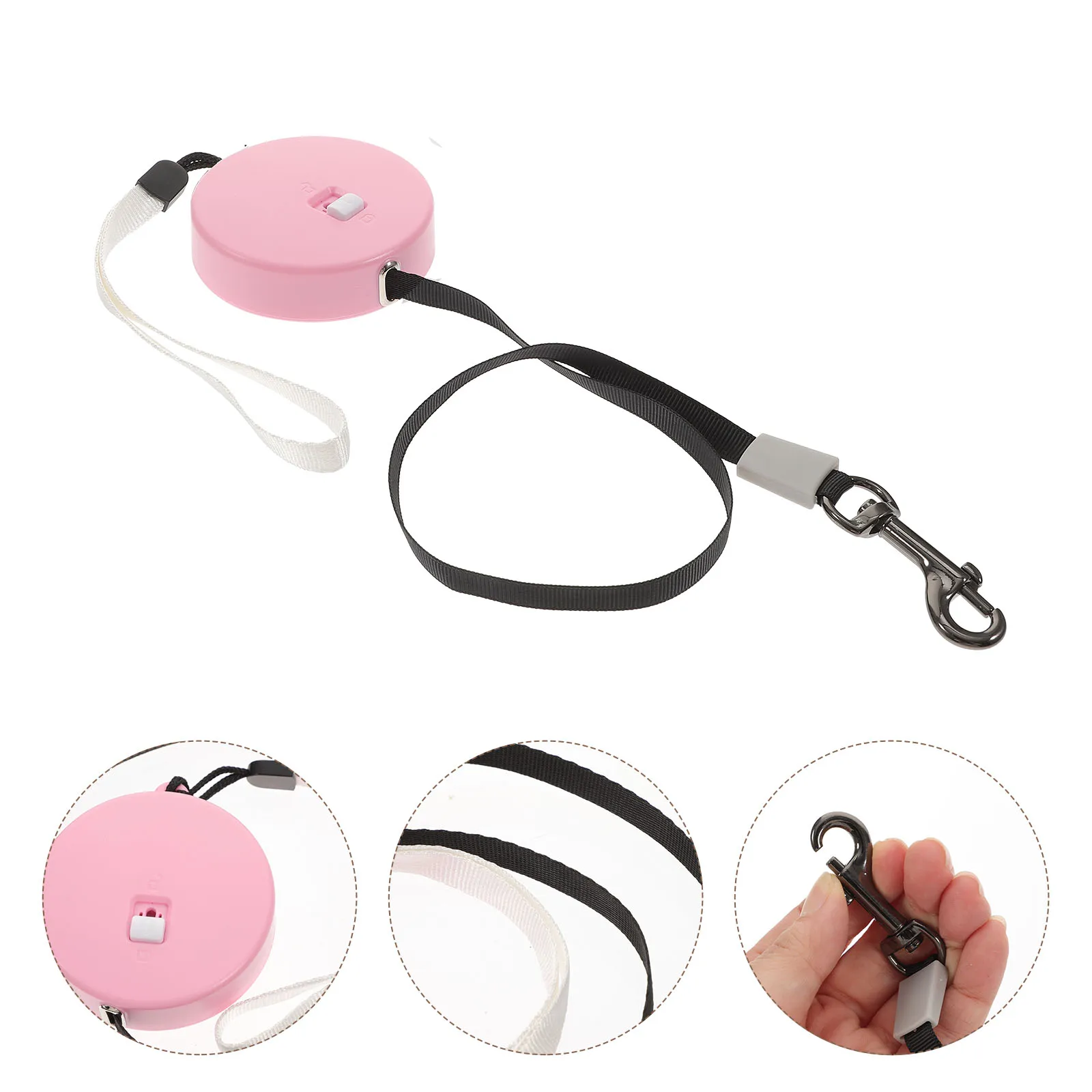 

Adjustable Retractable Dog Leash Wear Resistant Service Life Firm Hook Safe Traction Rope for Medium Small Dogs