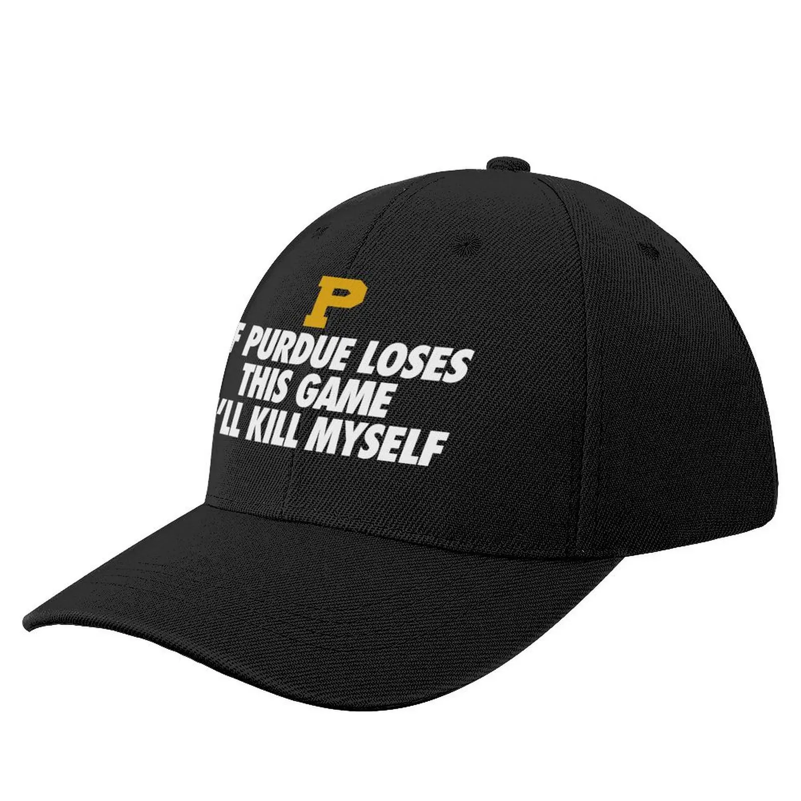 

If Purdue Loses This Game I'll Kill Myself Baseball Cap Visor beach hat Golf party Hat Women Beach Fashion Men's