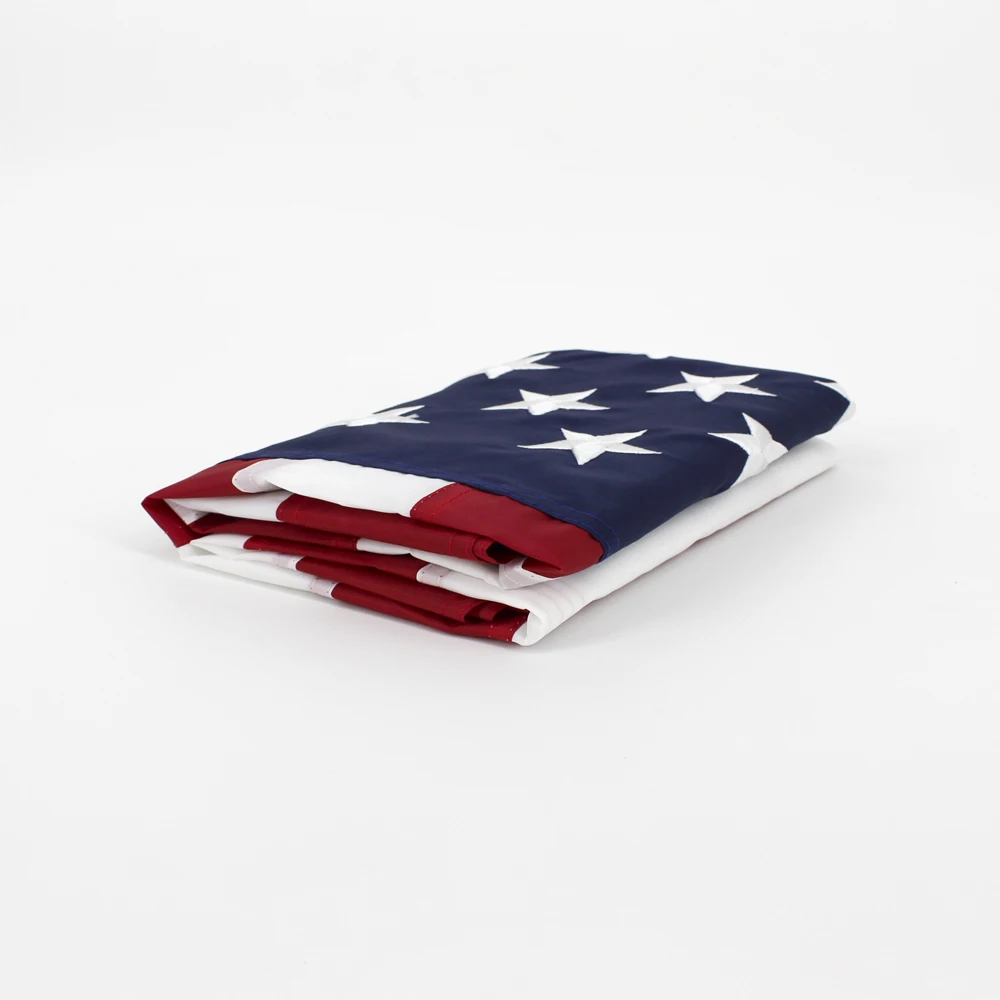 United States 3x5ft Waterproof Nylon Embroidered Star Stitched Striped American American Flag