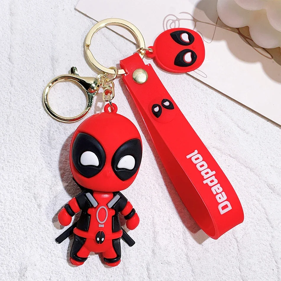 Deadpool & Wolverine Deadpool 3 Keychain Pendant Figure Doll Toy Cool Movie Doll Toy Model Figure Decoration Kid Birthday Gifts