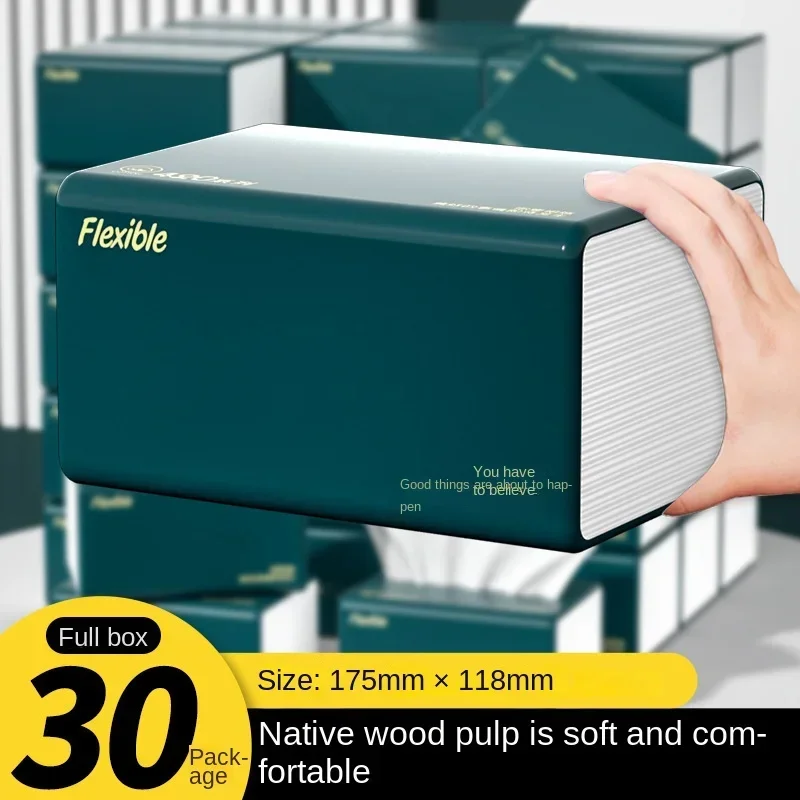 Household paper drawer full box of large packs of paper towels affordable packs of napkins family packs of paper draws wood pulp