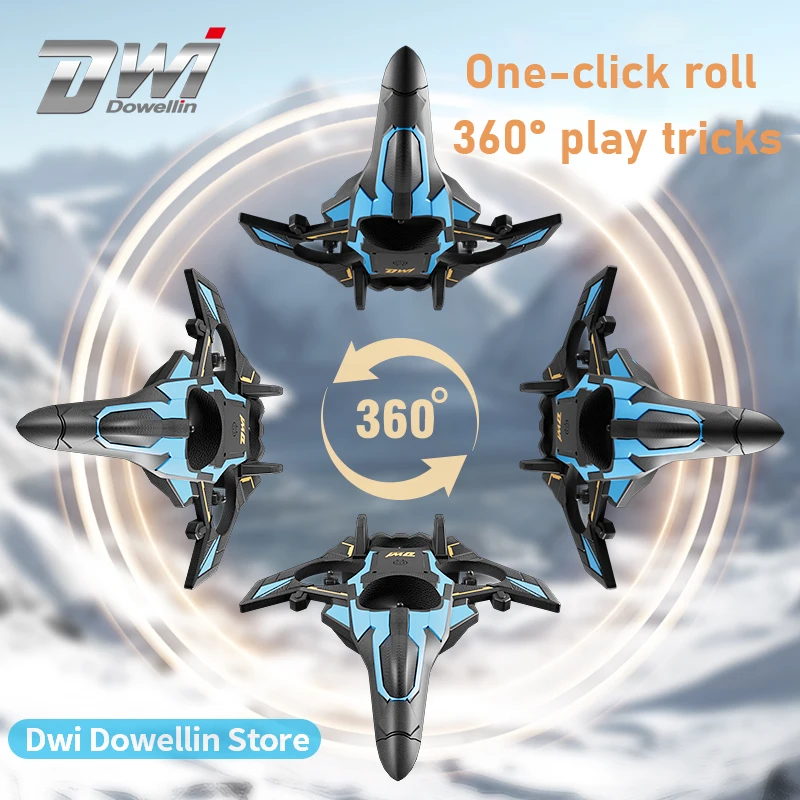 التحكم عن بعد الثابتة الجناح الطائرات التكتيكية DWi 360 تدوير رغوة طائرة شراعية كهربائية تحوم لعبة هليكوبتر الأطفال في الهواء الطلق هدية