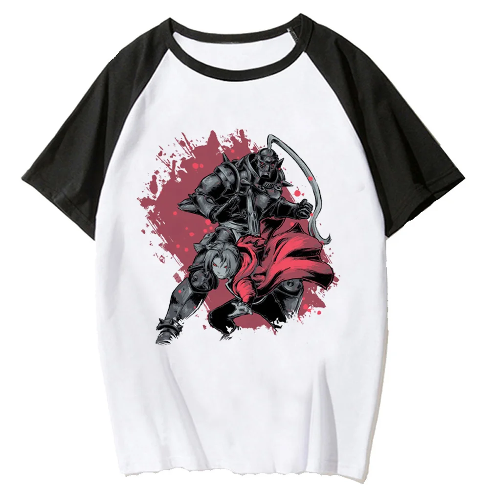 Fullmetal Alchemist Tee women anime Y2K t-shirts female 2000s funny clothes