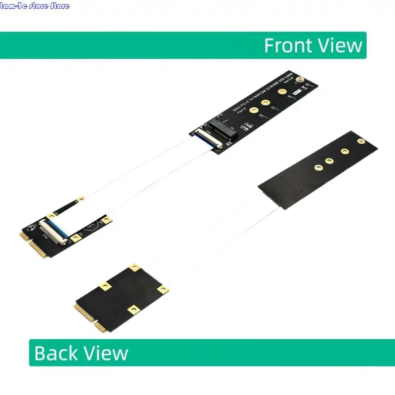 D0UA M.2 NVMe to Mini PCIe Conversion Adapter Card Wide Compatibility Easy Installation Efficient Transfer