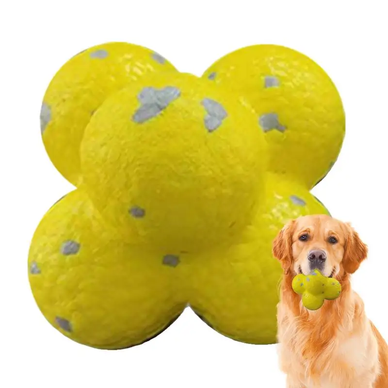 

Dog Balls For Aggressive Chewers Puppy Chew Pop Corn Toys For Teething Bouncy Dog Chewing Toy For Small Medium And Large Dog