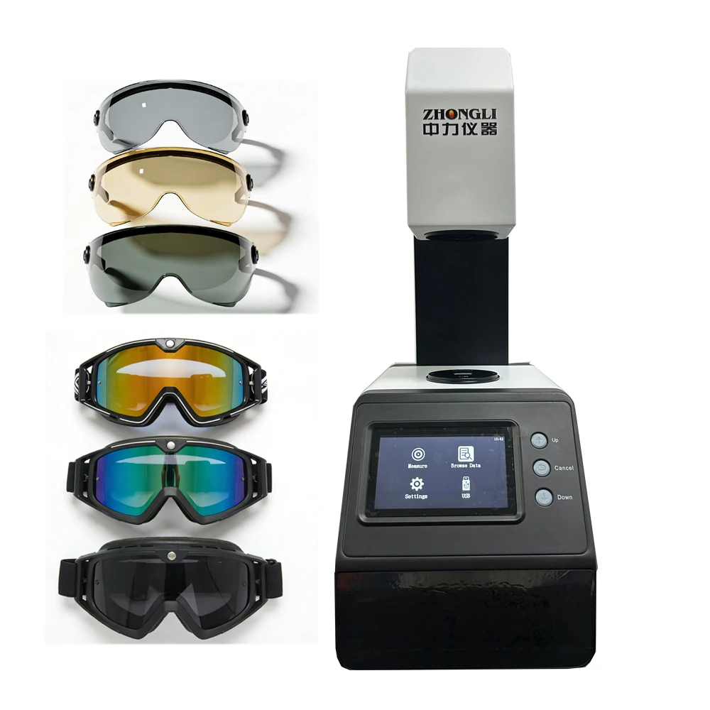 EN 170 ANSI Z87.1 ISO 12312 EN397 Helmet Goggles Transmittance Performance Tester