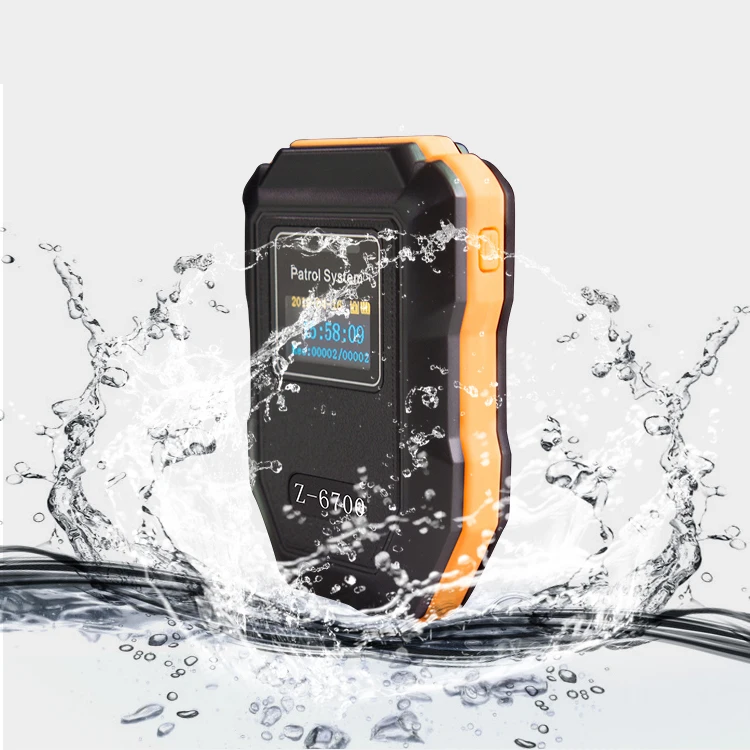 Sistema de recorrido de guardia de lector RFID GPRS de plástico ABS para edificio de seguridad Chisung Z-6700D