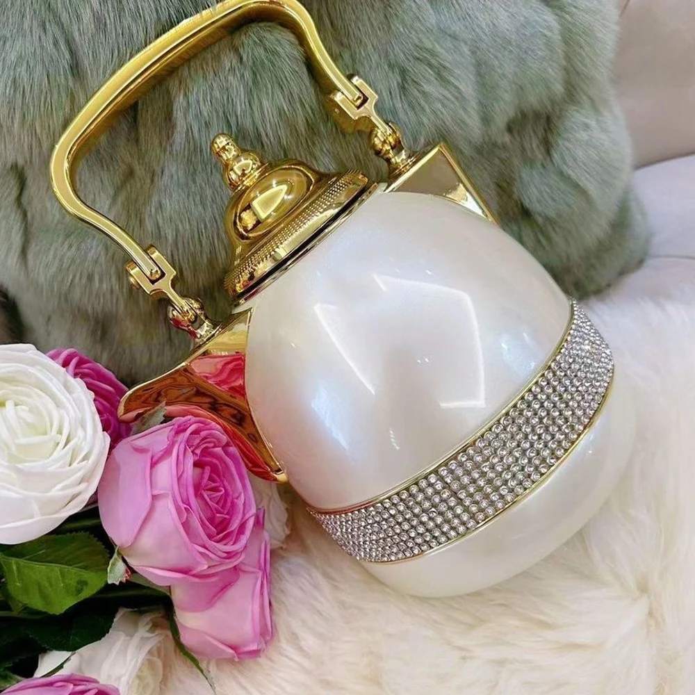 Middle Eastern style vacuum flask, Fashionable coffee pot with glass liner, Office household hot water bottle, Thermo jug, 1L view 6